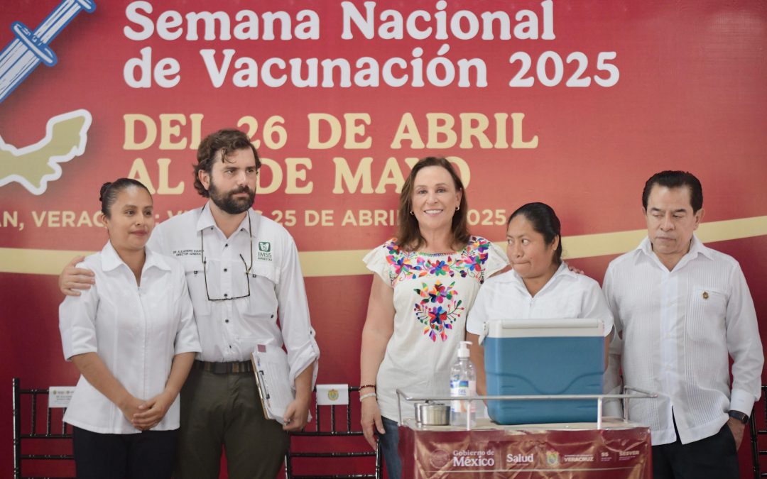 Inicia Alejando Svarch desde Tuxpan ‘Semana Nacional de Vacunación’, aplicarán más de 500 mil en Veracruz