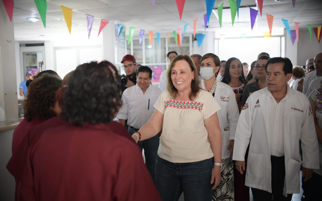 Rocío Nahle supervisa el Hospital General de Papantla y anuncia mejoras