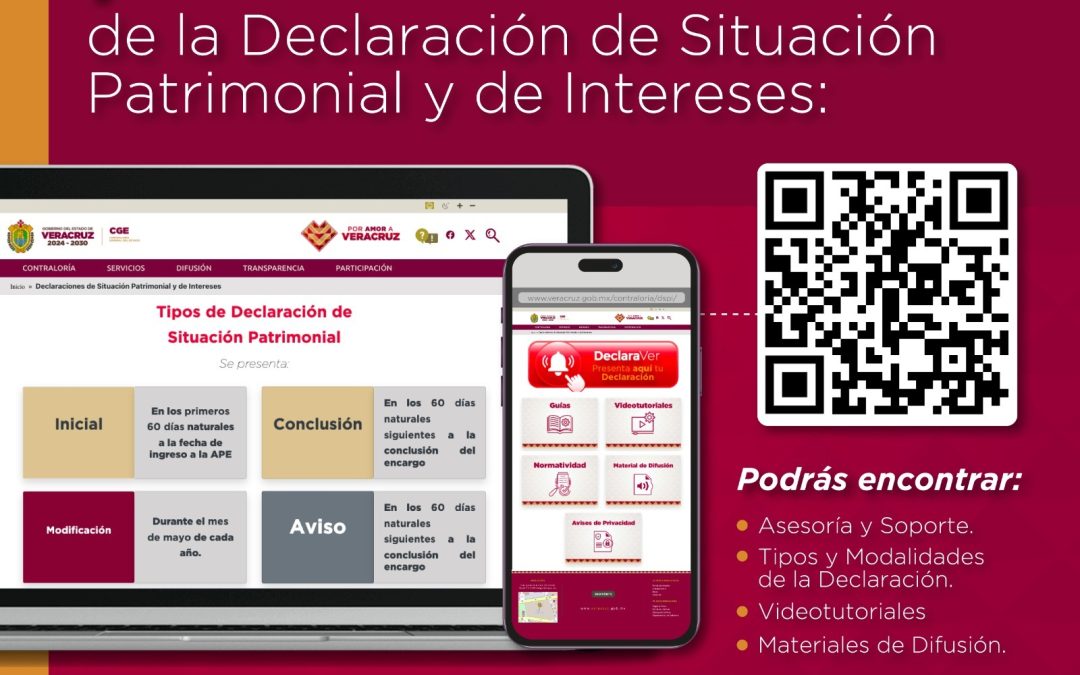 Lanza CGE portal para facilitar Declaración Patrimonial y de Intereses