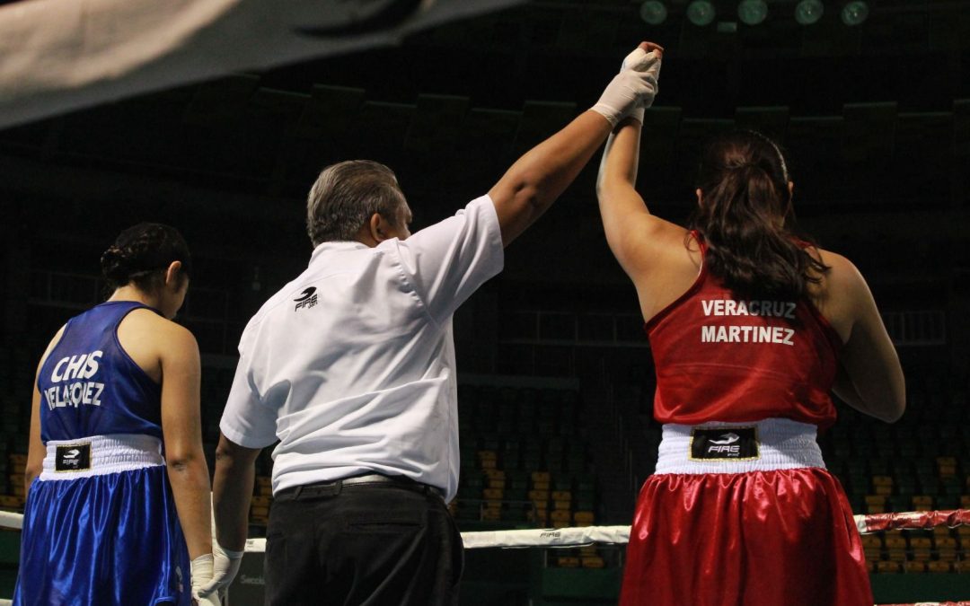 Con esfuerzo y talento, veracruzanas avanzan la Olimpiada Nacional en Box