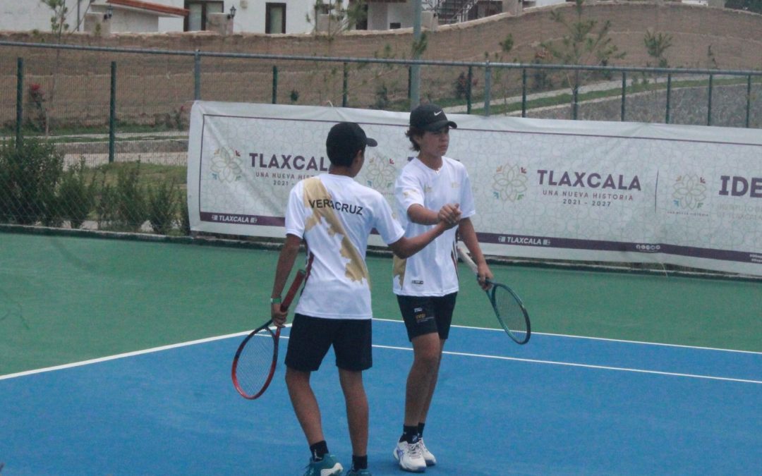 Veracruz 4 de 4 en tenis para Olimpiada Nacional