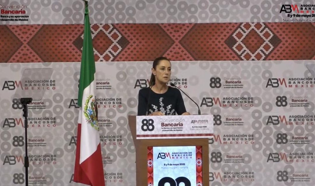 Claudia Sheinbaum expone su visión económica y los desafíos del país en la 88ª Convención Bancaria en Nayarit