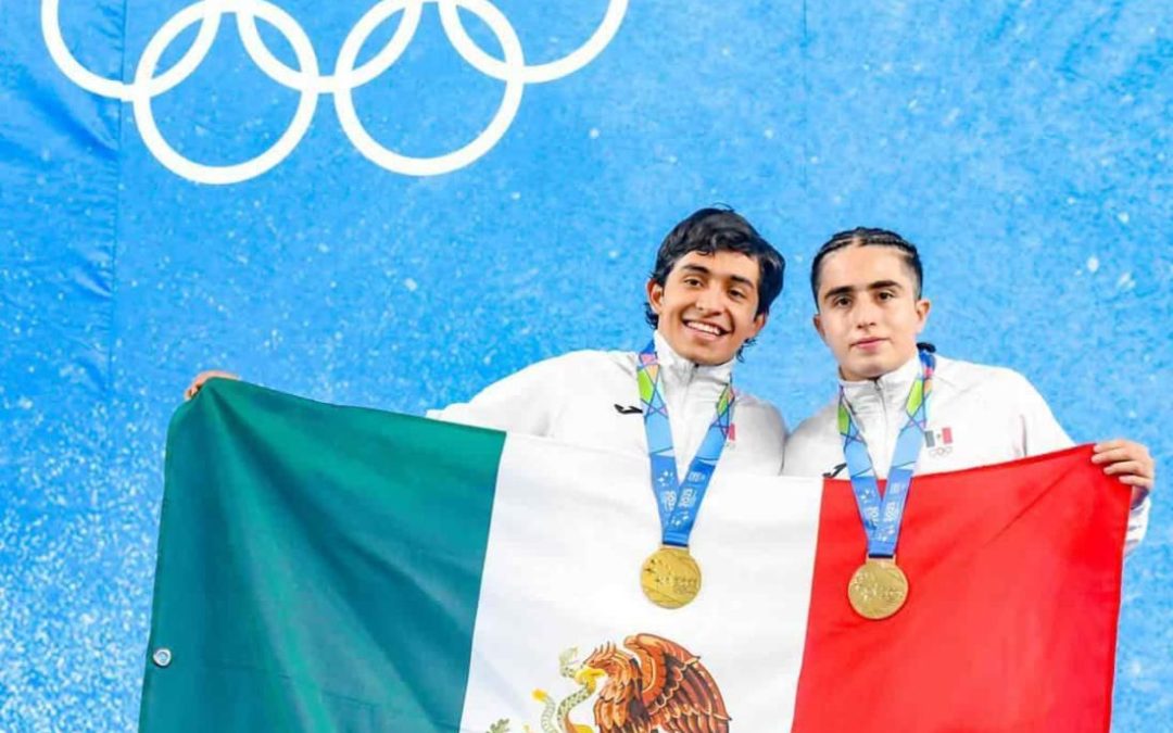 Mariola García y Hugo Marín al panamericano de gimnasia de trampolín