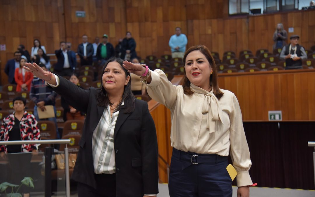 Se integran Nayeli Mejía y Nallely Mendoza a los trabajos del Congreso