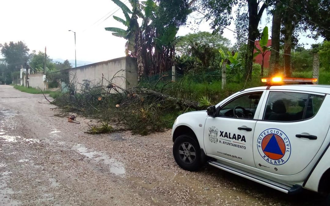 Atiende PC Municipal afectaciones por lluvias