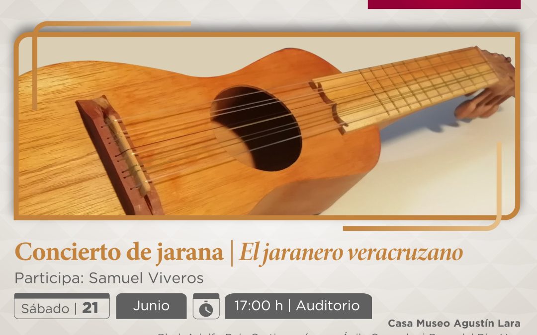 Invita SECVER a los conciertos Sábados de Lara de junio en la Casa Museo Agustín Lara