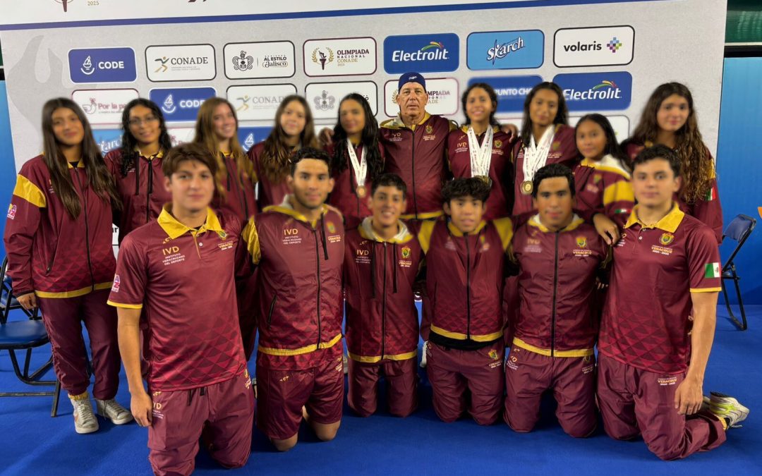 Veracruz consigue histórico medallero en natación, durante Olimpiada Nacional