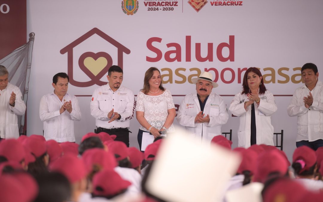 Salud Casa por Casa beneficiará a más de un millón de veracruzanos: Rocío Nahle