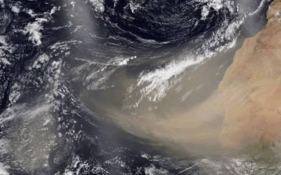 En junio y julio mayor concentración de polvo del Sahara en el Atlántico