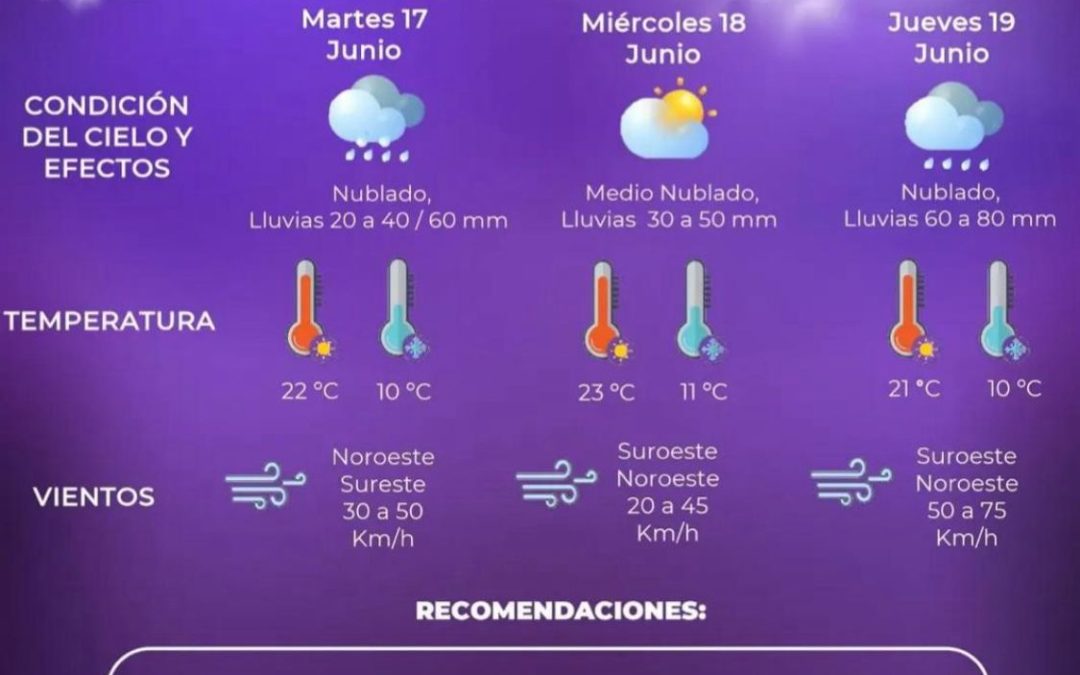 Exhorta PC Municipal a reforzar medidas preventivas por Tormenta Tropical «Erick»