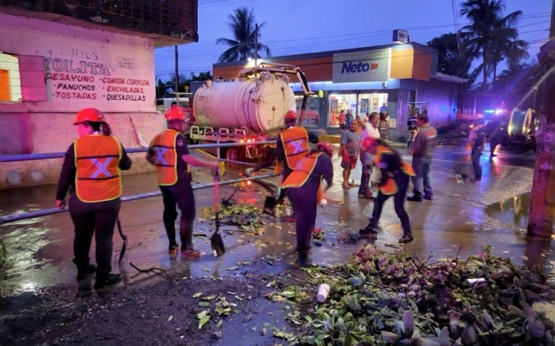 Veracruz preparado ante temporada de lluvias afirma Rocío Nahle