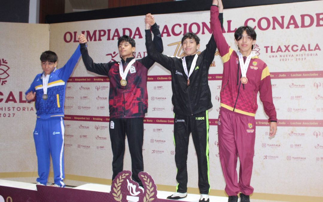 Suma Veracruz cinco medallas más en grecorromano de ON CONADE 2025