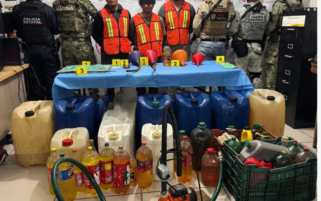 SSP, FGE y fuerzas federales detienen a 17 personas en seis municipios