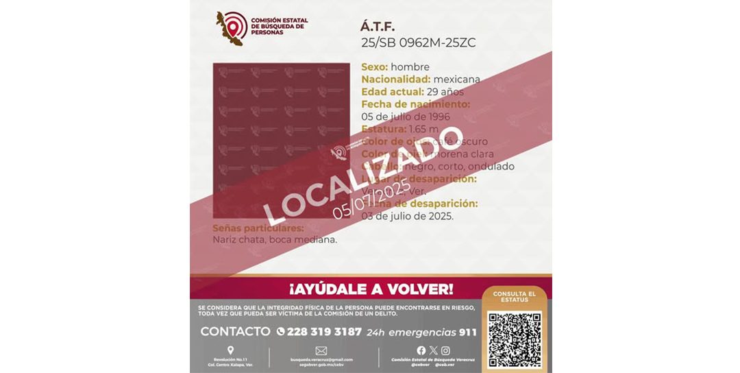 Gobierno de Veracruz informa localización de ocho personas en el puerto de Veracruz