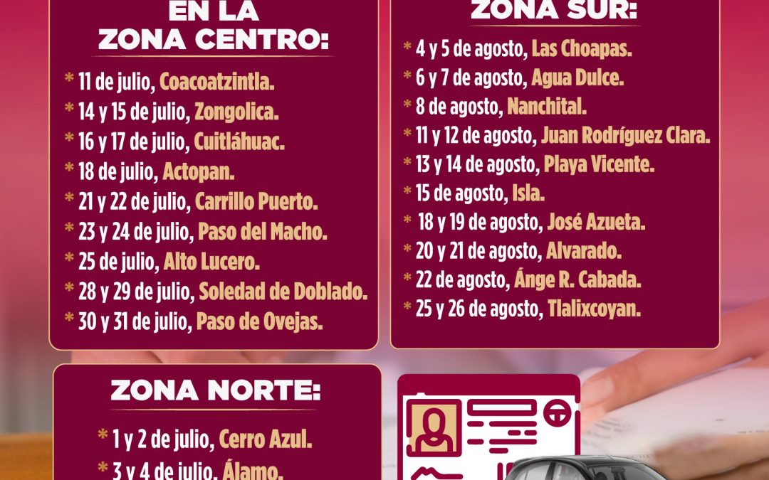 Arranca SSP Jornada Itinerante del Módulo de Licencias de Conducir