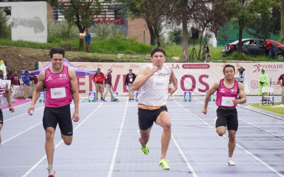 Triple oro para Veracruz en velocidad y campo en la Olimpiada CONADE 2025