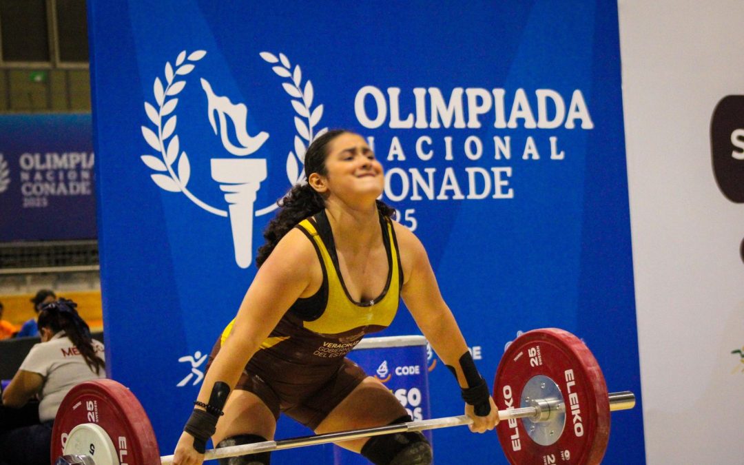 Veracruz segundo lugar nacional en halterofilia, en Olimpiadas CONADE