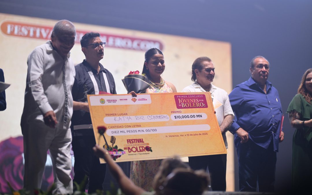 Jóvenes talentos abren el Festival Internacional del Bolero en Veracruz