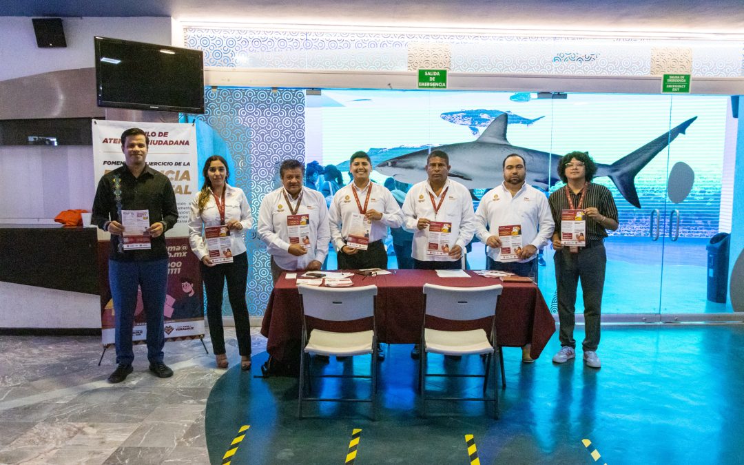 Fomenta PMA la cultura de la denuncia ambiental, instala módulo en Veracruz