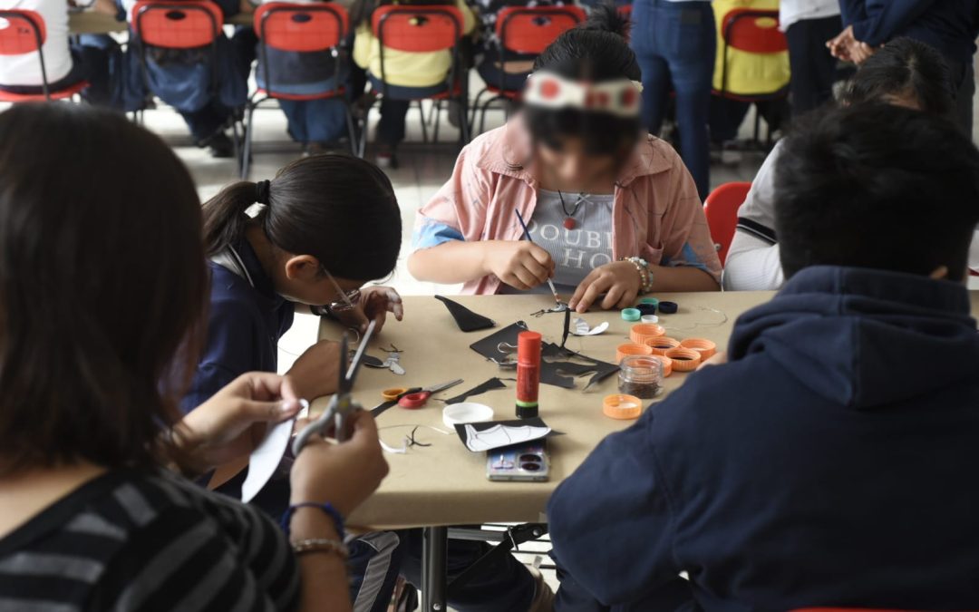 Fomenta SEV el desarrollo creativo con talleres artísticos en planteles escolares