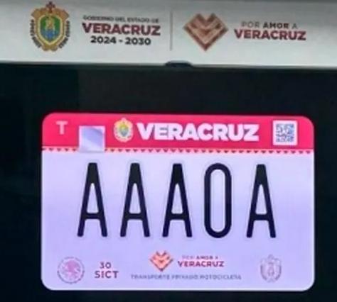 Nuevas placas para Veracruz en 2026, tendrán un chip de seguridad
