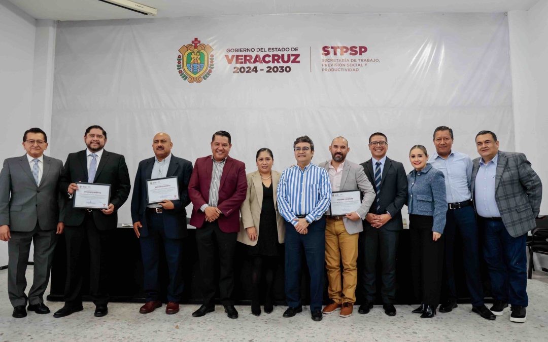 Reconocen excelencia jurídica laboral  a Junta Local y colegios de abogados