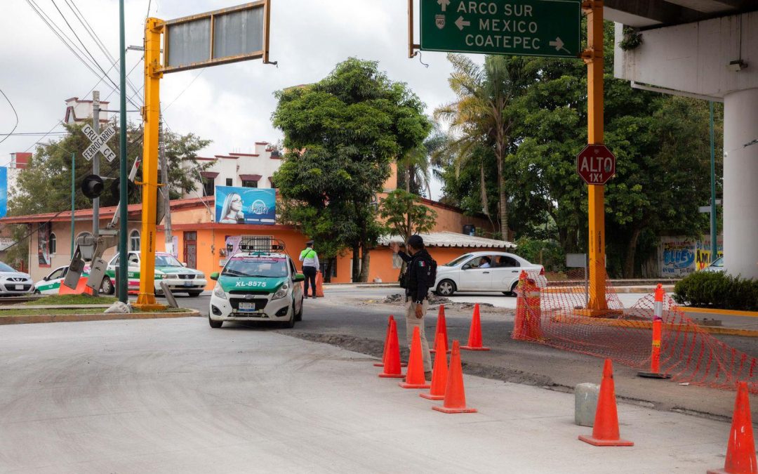 Por obra de rehabilitación, estará cerrado el cruce de Rébsamen y Circuito Presidentes
