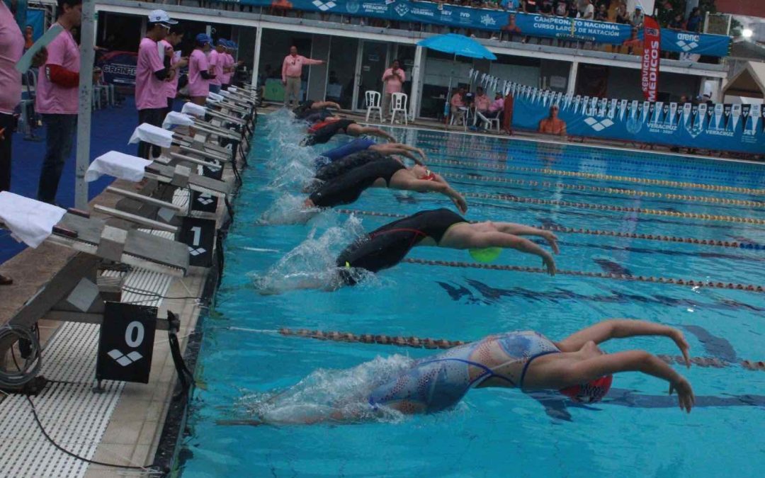 Obtiene Veracruz 32 medallas en nacional de natación y aguas abiertas