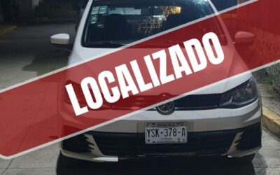Recuperan vehículo reportado como robado en Coatepec