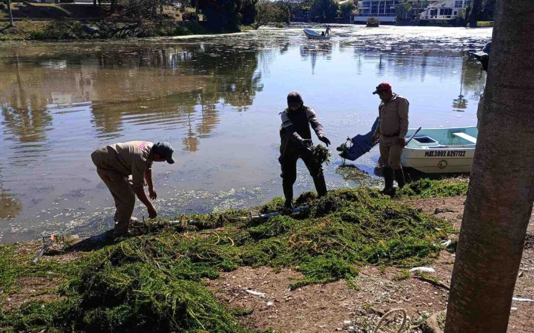 Inician limpieza integral en el Lago de Las Ánimas; detectan altos niveles de contaminación y descargas irregulares