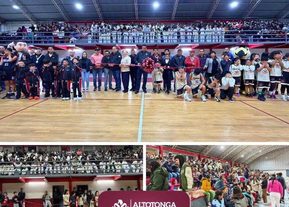 Reinauguran Centro Recreativo y Cultural de Altotonga; impulsará deporte y desarrollo social