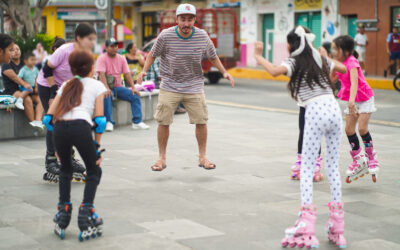Realizan primera clase gratuita de patinaje en Misantla