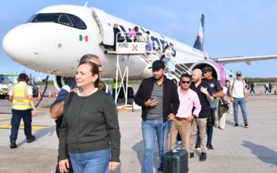 Inaugura Gobierno del Estado vuelo directo entre Querétaro y Veracruz